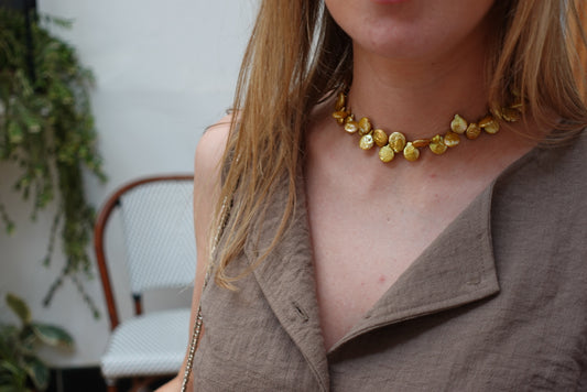 Choker macarena dorado