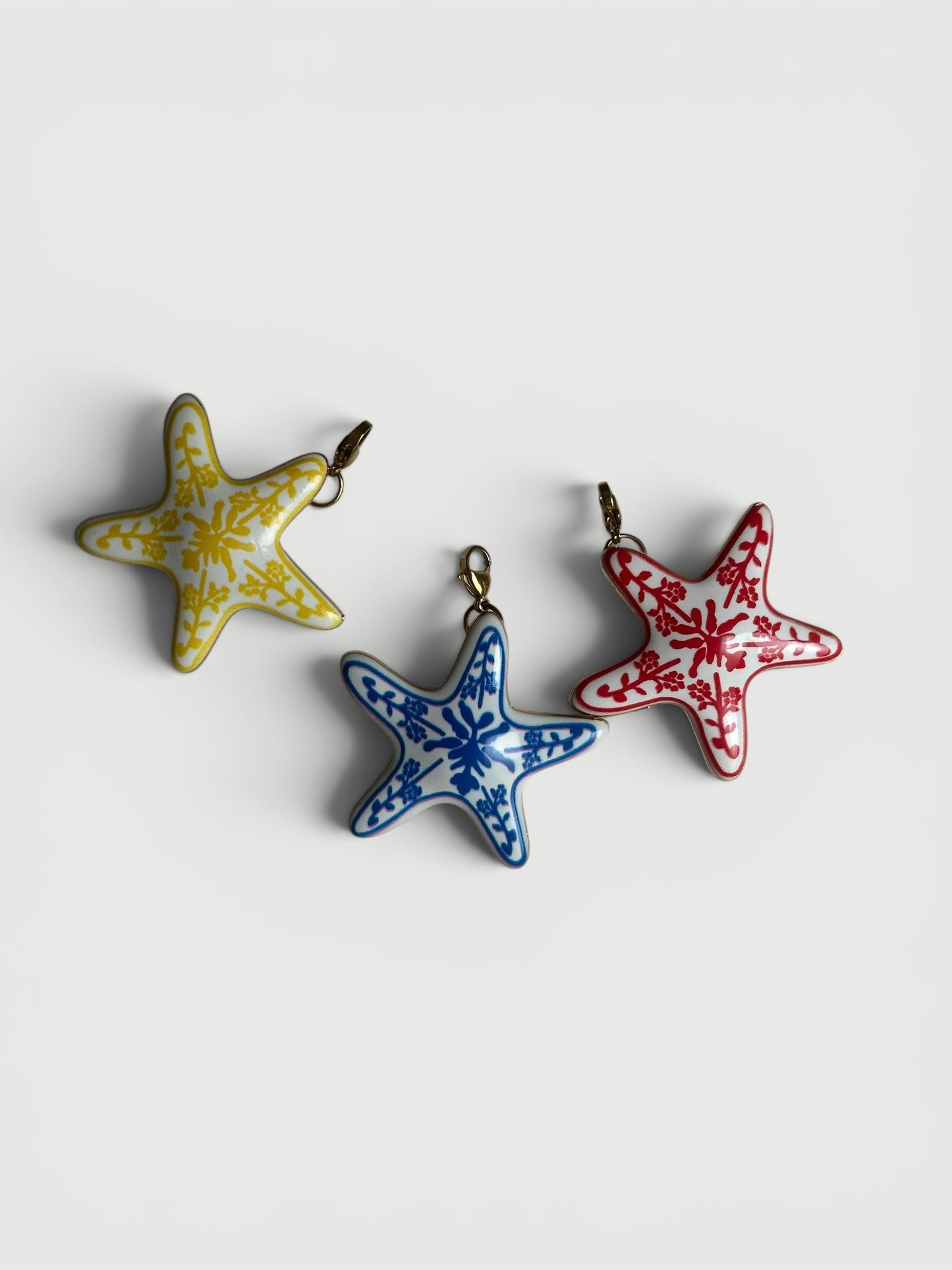 Estrella mosaico rojo