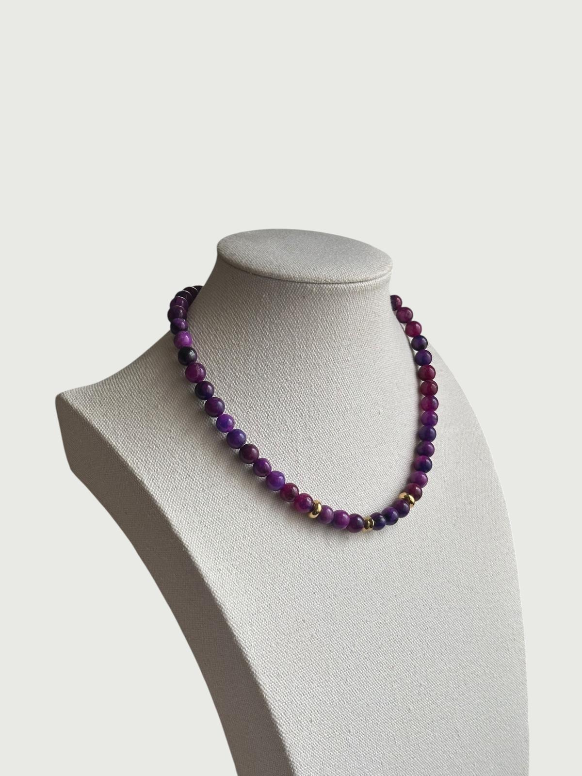 Lourdes morado y rosa