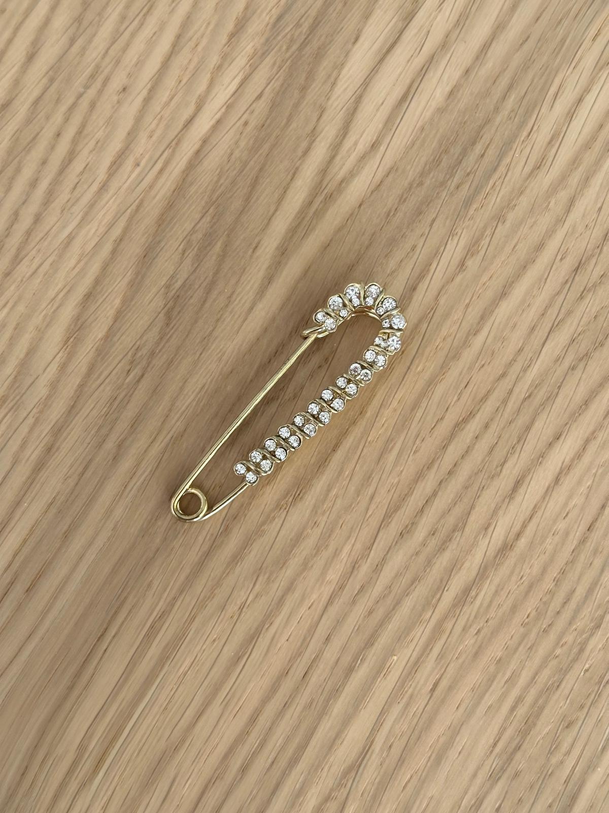 Broche clip dorado