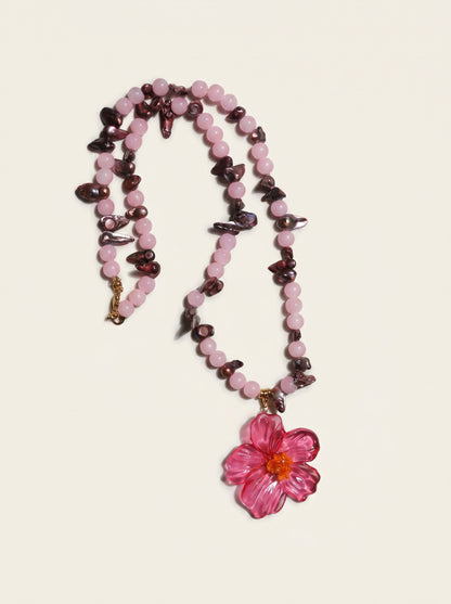 Sofía rosa+granate