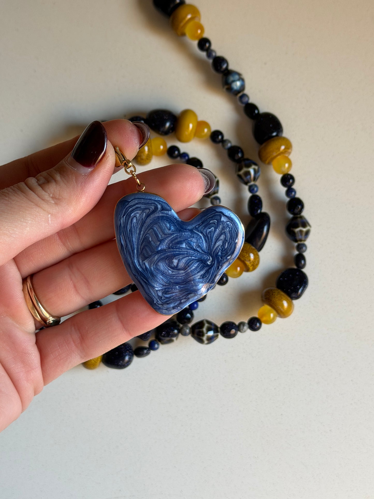 Corazón azul