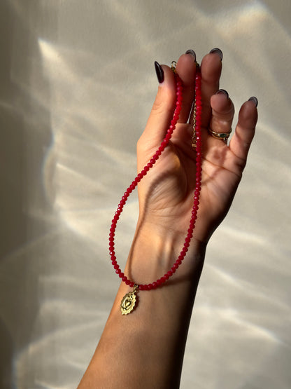 Sagrado corazón de Jesús rojo