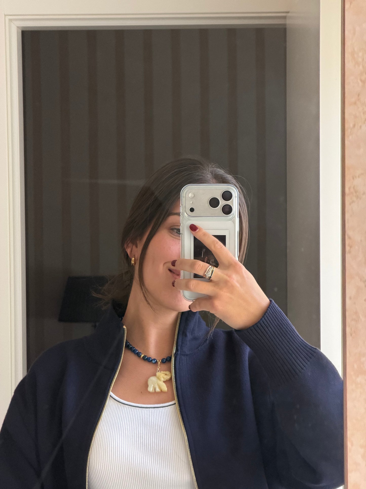 Lourdes azul marino