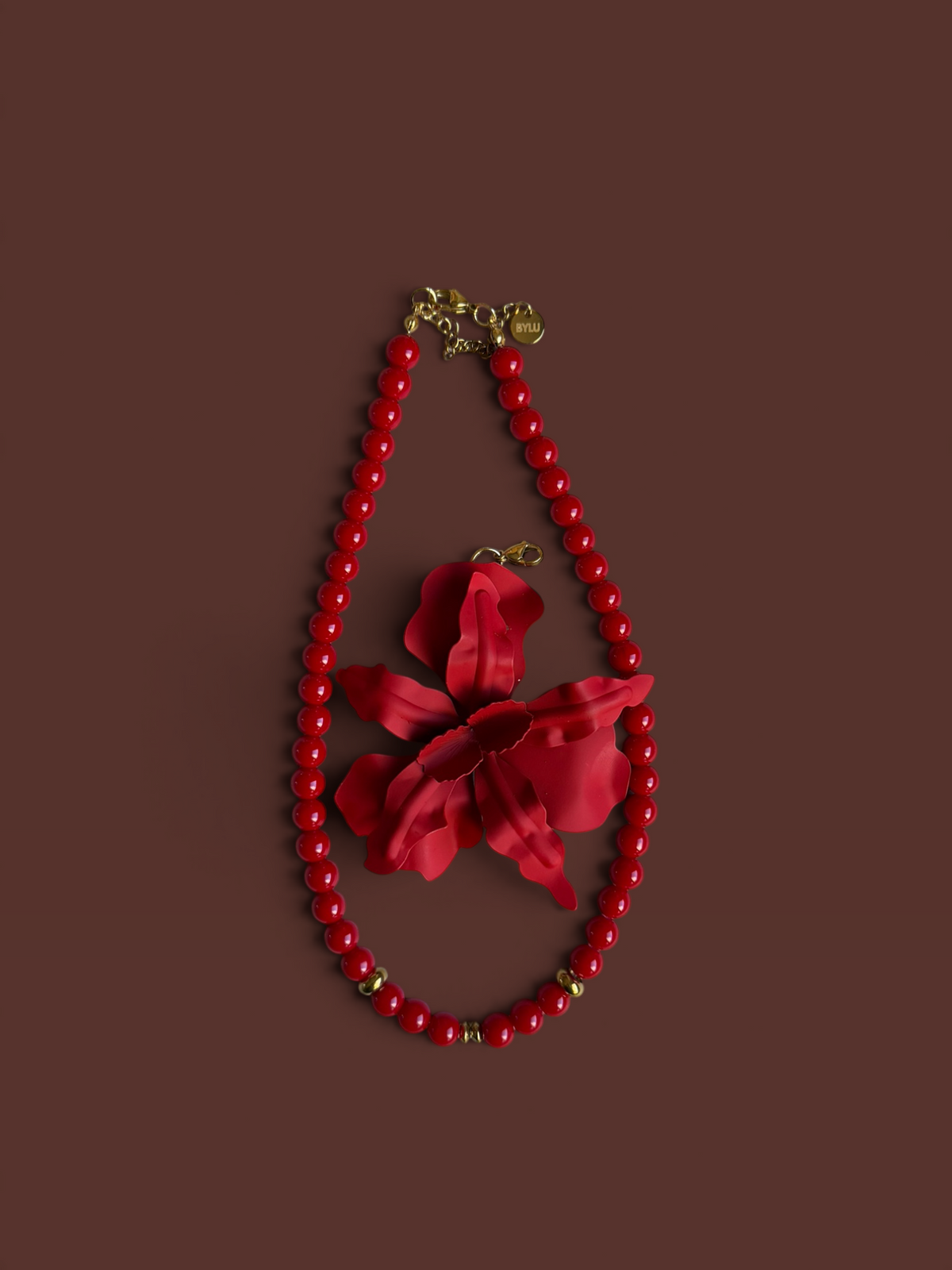 Flor grande roja