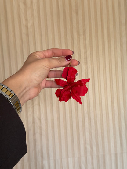 Flor grande roja