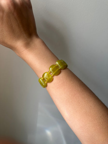 Pulsera verde lima