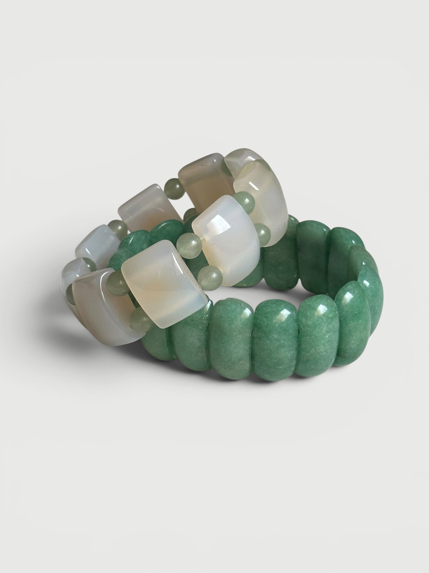 Pulsera ágata transparente