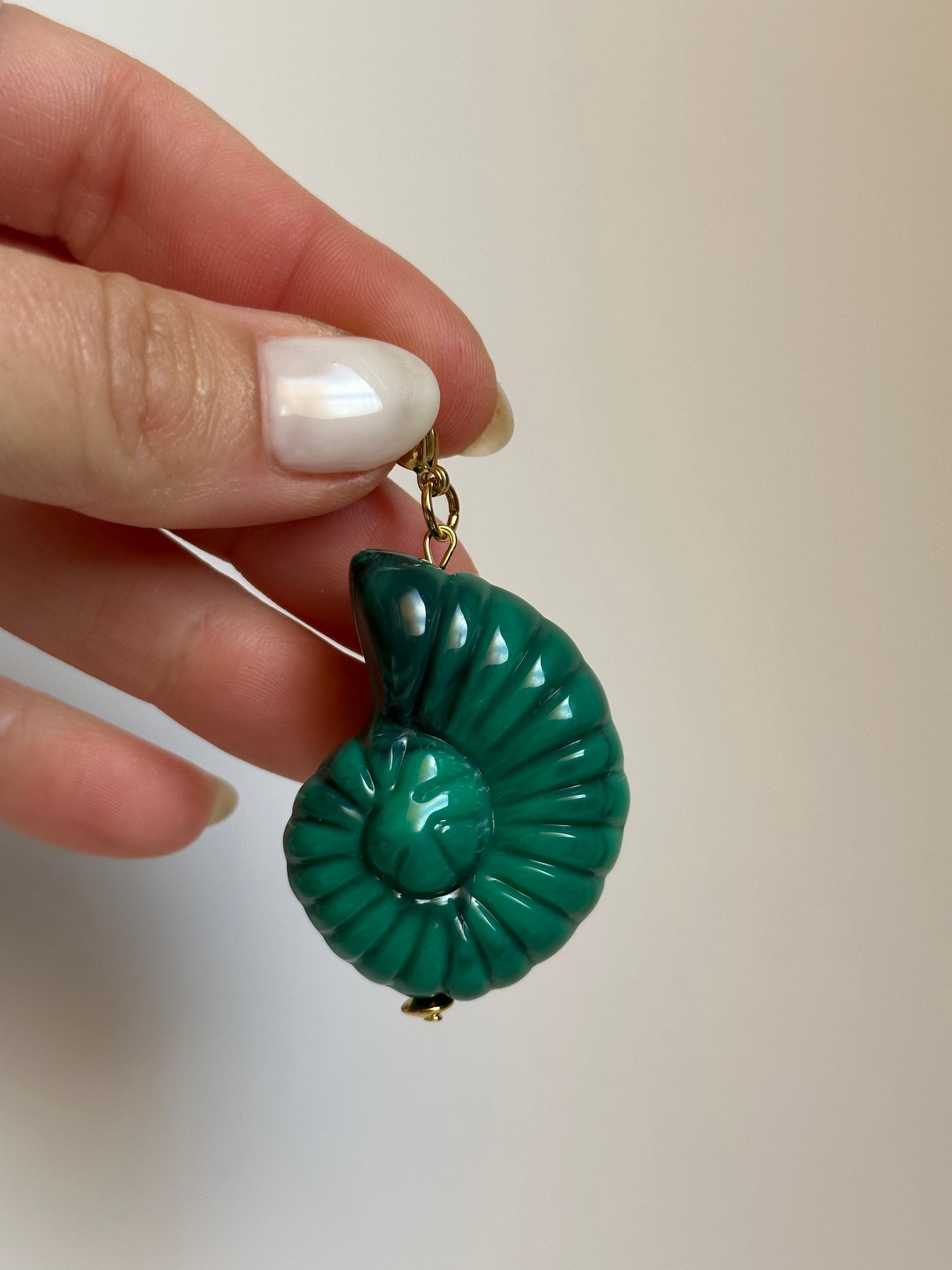 Mini caracola verde
