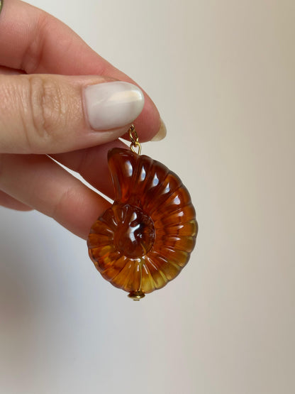 Mini caracola caramelo