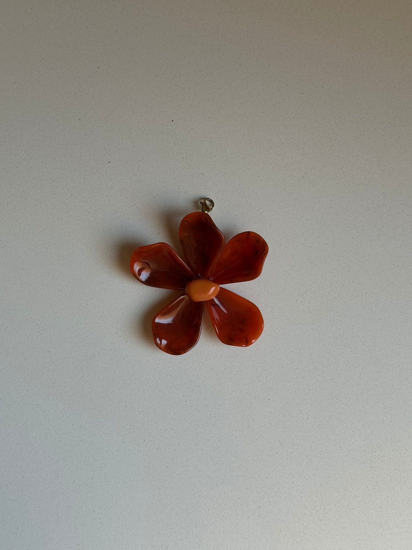 Flor marrón naranja