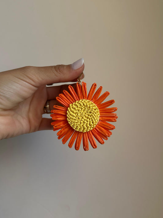Flor Sol naranja