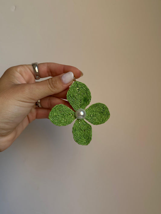 Flor Potentilla verde