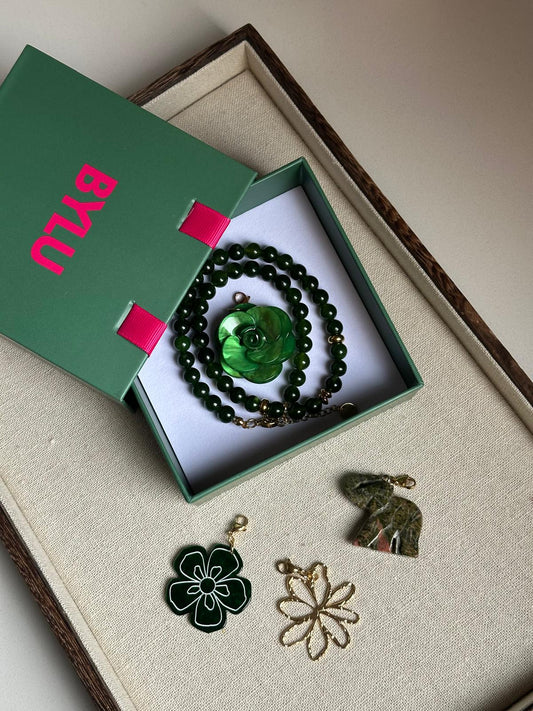 Pack Lourdes verde + los charms perfectos