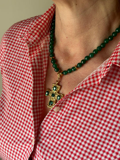 Lourdes verde oscuro