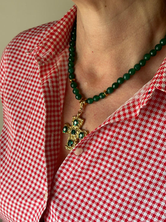 Lourdes verde oscuro