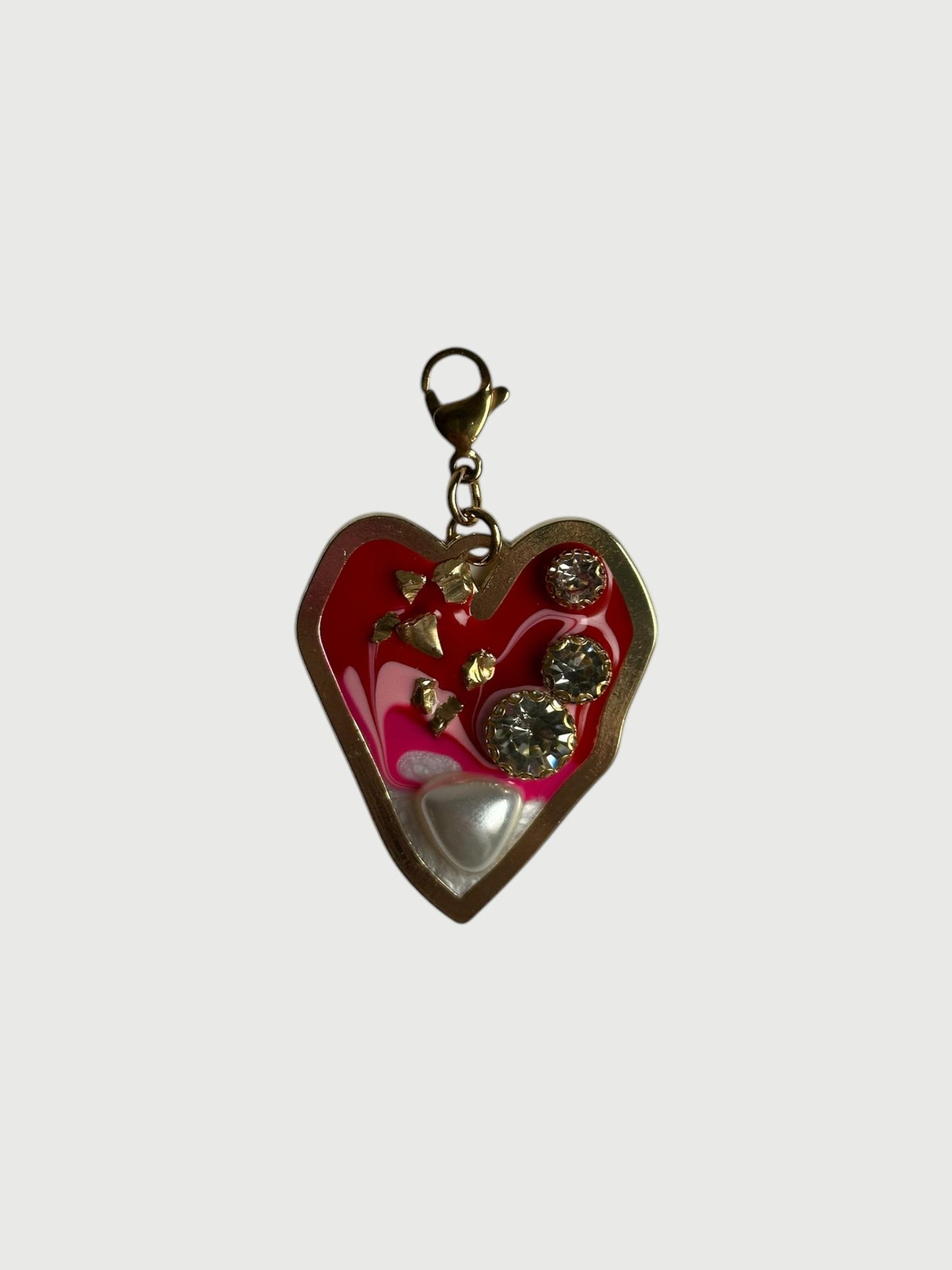 Charm corazón rojo