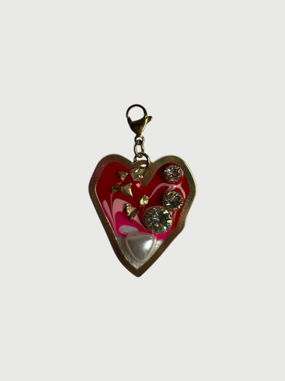 Charm corazón rojo