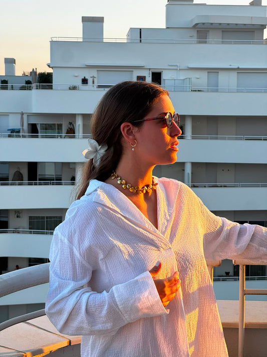 Choker macarena dorado